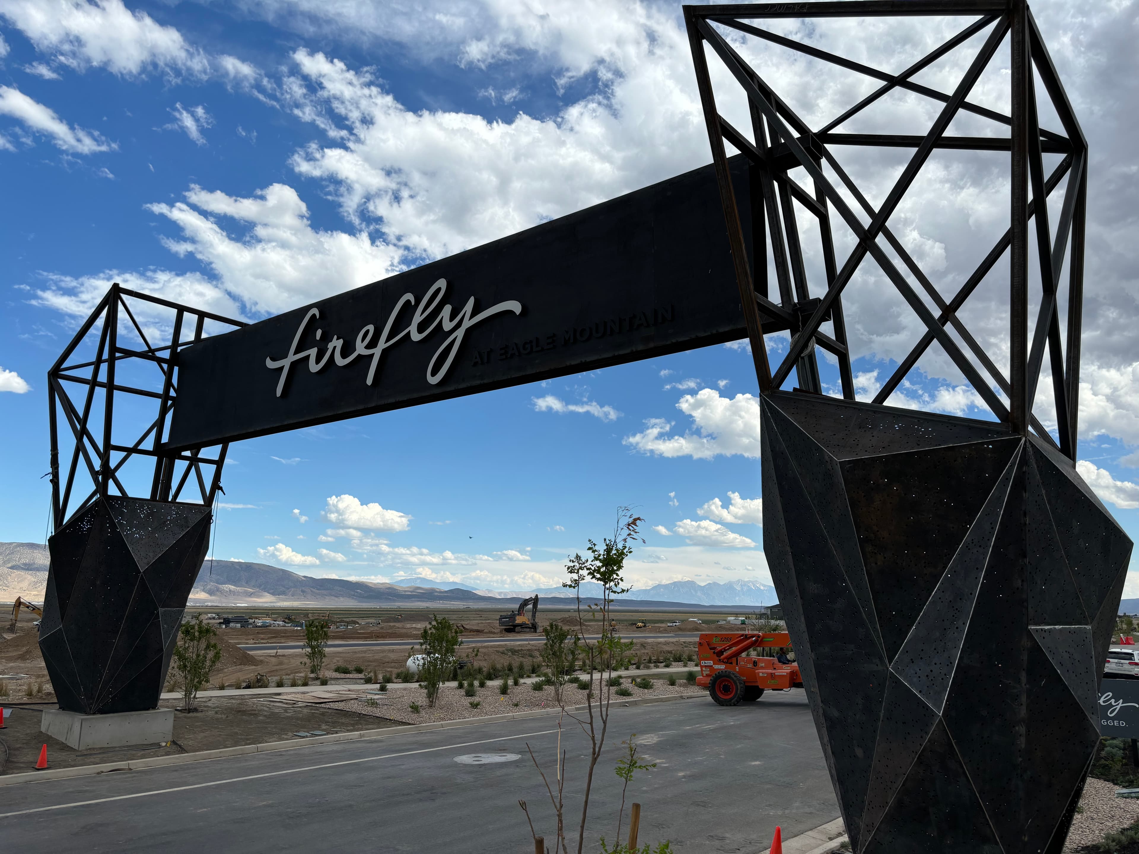 Firefly Entrance Arch — detail