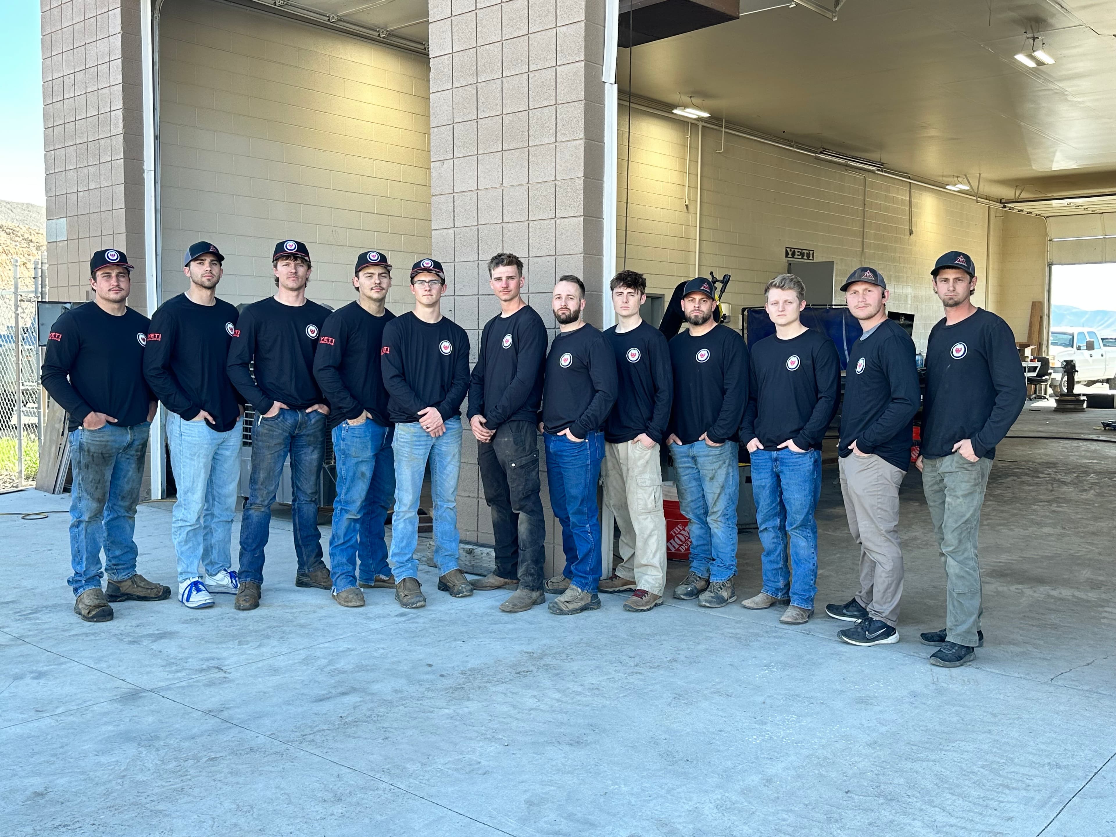 Yeti Welding team members in the shop