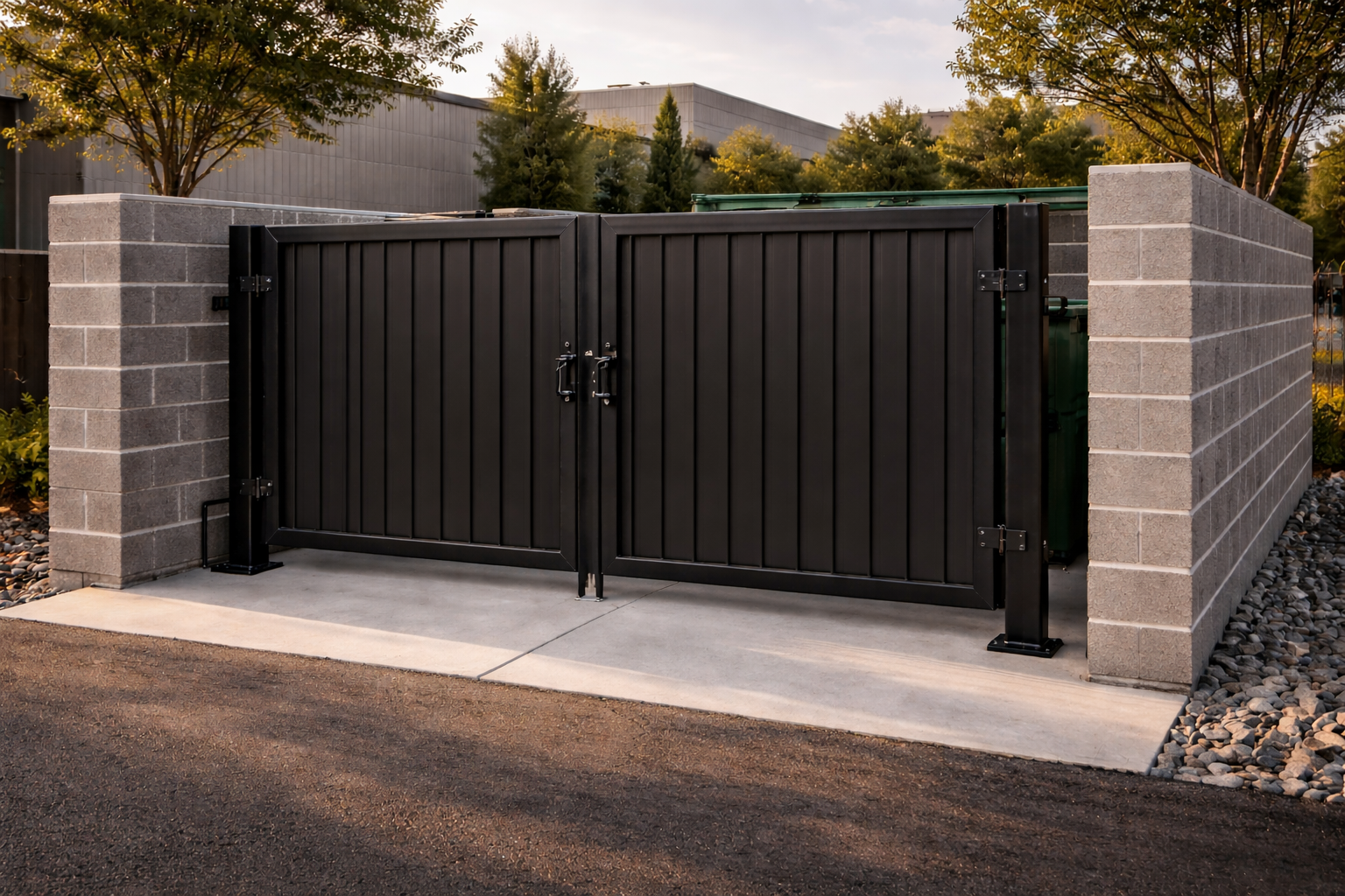 Dumpster Gates | Order Custom Steel Dumpster Gates | Yeti Welding